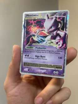 Mewtwo Lv. X - DP28 - Pokemon Diamond & Pearl Promo Ultra Rare Card NM - Image 3