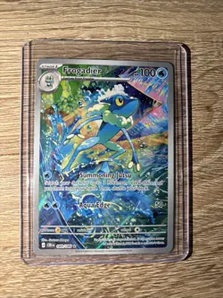 Frogadier 089/086 Chaos Rising Full Art Holo Rare Pokemon Card NM - Image 1