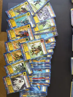 Digimon TCG 1999 Bandi 47 Card Lot ENGLISH LP-HP - Image 1