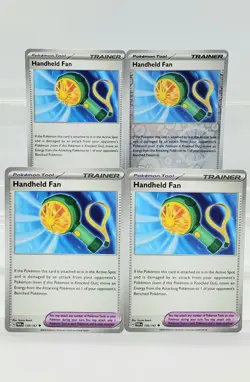 Pokemon TCG Handheld Fan - 150/167 Twilight Masquerade Uncommon 4 Cards Playset - Image 1