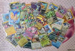 🔥Pokemon Cards Illustration Rare Full Art/Tera/Ex Mega/V Lot 30 Sleeved 🔥👍📈 - Image 5