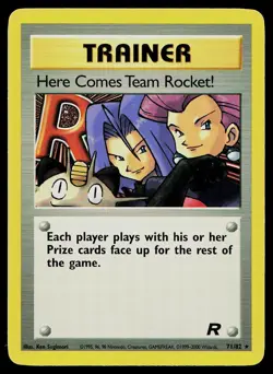 Pokemon Card Team Rocket Here Comes Team Rocket! 71/82 Unlimited Rare - Image 1