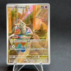 Pokemon TCG Mimikyu Scarlet & Violet Promo Card 075/Promo LP Condition - Image 2