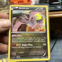 Reshiram 63/108 XY Roaring Skies Holo Rare Reverse Holo Pokemon Card - Near MINT - Image 1