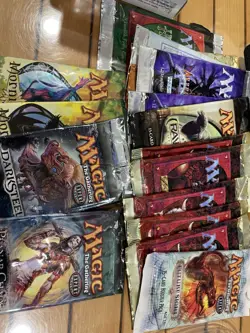 Magic the gathering lot of opened Booster Packs - Image 1