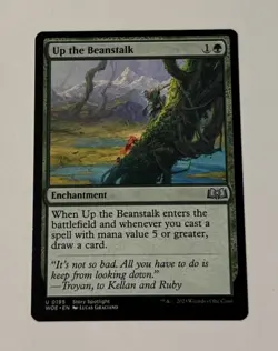 MTG Up The Beanstalk - Wilds Of Eldraine NM - Image 1
