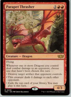 Parapet Thrasher R Commander: Tarkir: Dragonstorm 36 NM - Image 1