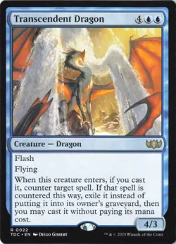 Transcendent Dragon R Commander: Tarkir: Dragonstorm 22 NM - Image 1