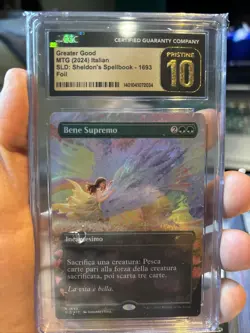 MTG Bene Supremo (Greater Good) - Secret Lair Foil SLD 1693 - CGC Pristine 10 - Image 1