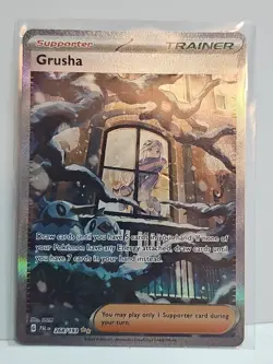 Pokemon TCG Grusha 268/193 Special Illustration Rare - SV: Paldea Evolved - NM - Image 1
