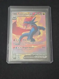Salamence ex 187/159 Sv09: Journey Together Holo SIR Pokemon TCG Near Mint - Image 1