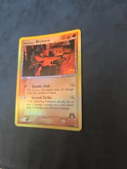 Pokemon TCG Team Magma's Rhyhorn EX Team Magma vs Team Aqua 67/95 Reverse EXC - Image 3