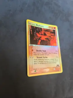 Pokemon TCG Team Magma's Rhyhorn EX Team Magma vs Team Aqua 67/95 Reverse EXC - Image 4