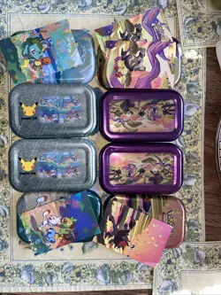 EMPTY Pokemon TCG Mini Tins SET OF FOUR - Image 2