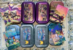 EMPTY Pokemon TCG Mini Tins SET OF FOUR - Image 3