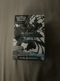 Pokemon TCG Scarlet & Violet Black Bolt Booster Bundle Presale - Image 1