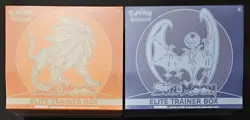 Pokemon Sun & Moon Lunala Solgaleo Elite Trainer Box Set New Factory Sealed 2017 - Image 1