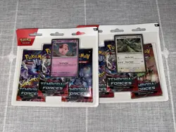 Lot Of 2 Pokemon TCG Temporal Forces 3 Pack Blisters - Image 1