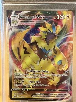 Pokemon TCG Zeraora VMAX Galarian Gallery Crown Zenith PSA Graded 10 - Image 4