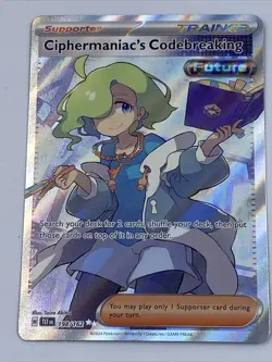 Ciphermaniac's Codebreaking 198/162 Pokemon TCG: S&V: Temporal Forces Ultra Rare - Image 1