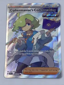 Ciphermaniac's Codebreaking 198/162 Pokemon TCG: S&V: Temporal Forces Ultra Rare - Image 3