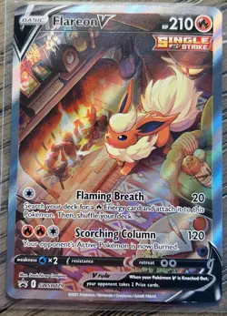 Flareon V SWSH179 SWSH Sword & Shield Promo Holo 210 HP English - Image 1