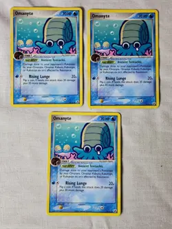 Played (LP) Omanyte Non- Holo #60 Legend Maker Pokemon TCG - Image 1