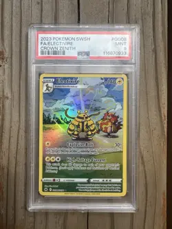 2023 Pokemon SWSH Crown Zenith Electivire FA #GG08 PSA 9 Mint - Image 1