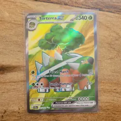Torterra ex 185/162 Ultra Rare Temporal Forces Pokemon Near Mint A805 - Image 1