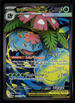 Mega Venusaur ex 155/132 Ultra Rare Mega Evolution Pokemon NM/M - Image 1