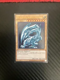 Blue-Eyes White Dragon (UTR) Ultimate Rare OP28-EN001 OTS Tournament Pack 28 - Image 1