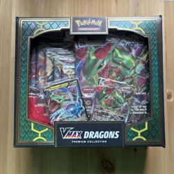 Pokemon TCG VMAX Dragons Premium Collection Box 2022 Brand New Factory Sealed - Image 1