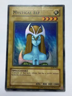 Mystical Elf – LOB-062 – Unlimited – Ultra Rare – Yu-Gi-Oh! - Image 1