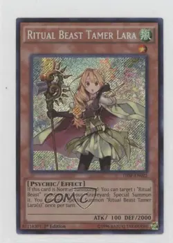 Ritual Beast Tamer Lara SE 1st Ed. YuGiOh The Secret Forces #THSF-EN022 - Image 1