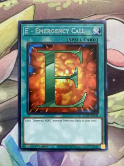 Yu-Gi-Oh! E-Emergency Call BLC1-EN032 Silver Ultra Rare NM - Image 1