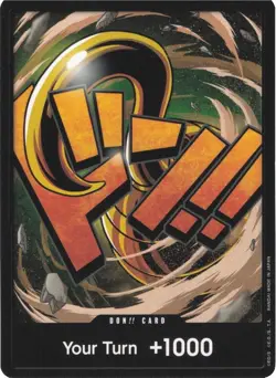 DON!! Card (Crocodile) English DON!! One Piece TCG Card Game - Image 2