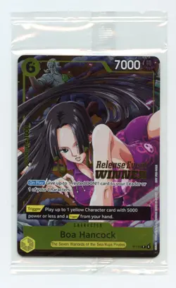 Boa Hancock (OP15 Release Event Winner) P-115 FOIL One Piece Promo Card Sealed - Image 1