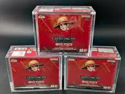 Lot (3) One PIece OP-13 Carrying On His Will English Booster Boxes Sealed - Image 1