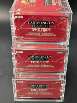 Lot (3) One PIece OP-13 Carrying On His Will English Booster Boxes Sealed - Image 4