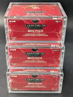 Lot (3) One PIece OP-13 Carrying On His Will English Booster Boxes Sealed - Image 5