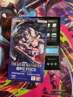 (HEAVY)🔥37.45g One Piece The Azure Sea’s Seven OP14-EB04 Sleeved Booster Pack - Image 1