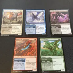 5 Card Bundle - Dragons; Magic: The Gathering - Image 1