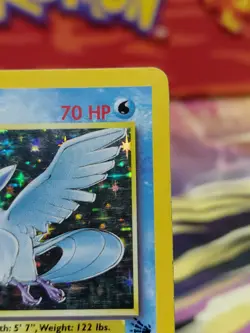 Pokemon TCG Articuno Fossil Holo Unlimited Rare Card 2/62 MP Vintage 🔥 - Image 4