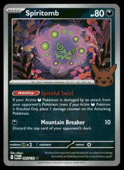 Spiritomb (Trick or Trade Stamped) 87/132 Holo League & Championship Cards - Image 1