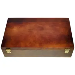 Wooden TCG Card Case Briefcase Storage Removable Dividers Pokemon MTG Yugioh - Image 3