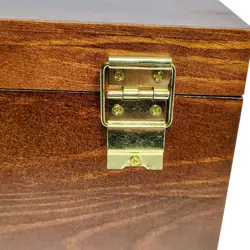 Wooden TCG Card Case Briefcase Storage Removable Dividers Pokemon MTG Yugioh - Image 4