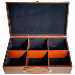 Wooden TCG Card Case Briefcase Storage Removable Dividers Pokemon MTG Yugioh - Image 5