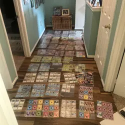 Nintendo Pokemon TCG Holo Binder Lot English 3-Ring plus Jumbo Cards - Image 1