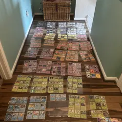 Nintendo Pokemon TCG Holo Binder Lot English 3-Ring plus Jumbo Cards - Image 2