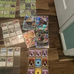 Nintendo Pokemon TCG Holo Binder Lot English 3-Ring plus Jumbo Cards - Image 3